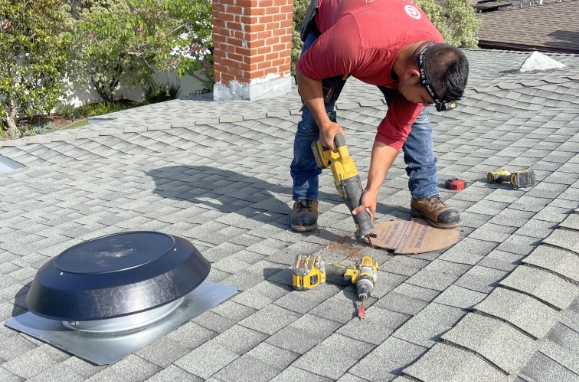 Exhaust fan installation